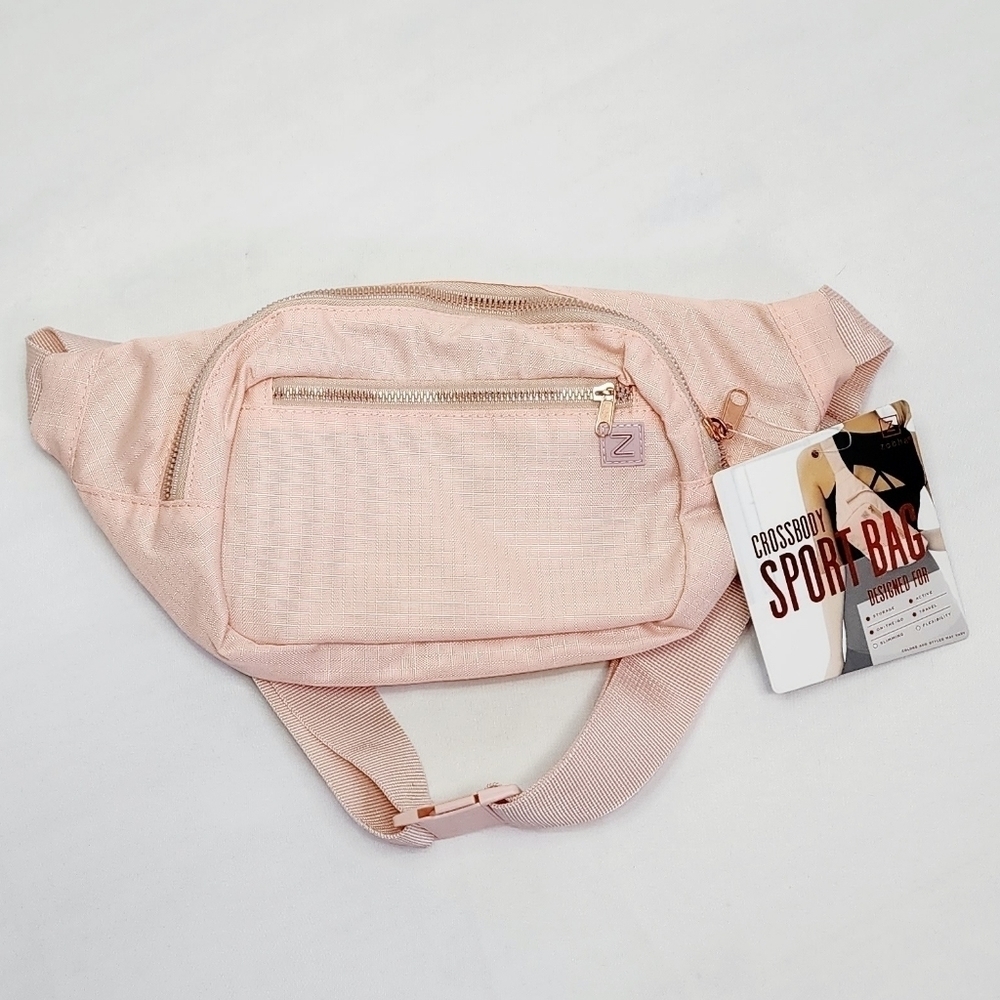 Zobha Blush Pink Crossbody Sport Bag
